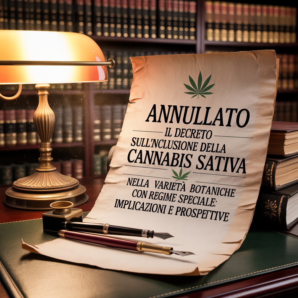Revocato il Decreto sulla Cannabis sativa